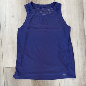 DSG Women's Purple/Blue Mesh Tank Top size L